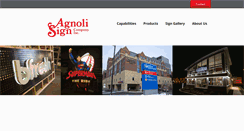 Desktop Screenshot of agnolisign.com